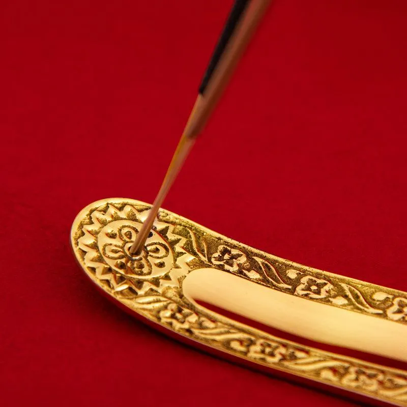 Aaradhna Brass Incense Stick Holder media 4