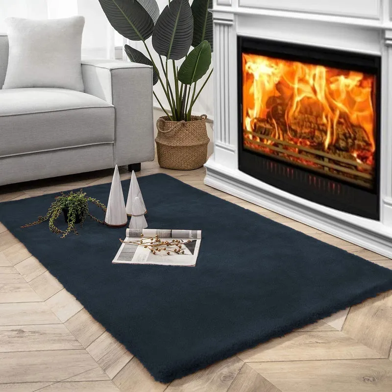 Ruffle Luxe Area Rug - Charcoal media 1