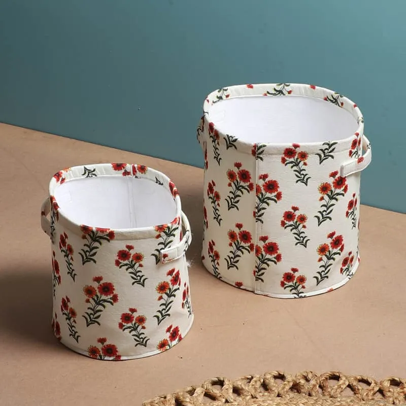 Blossom Space Laundry Basket - Set Of Two media 3