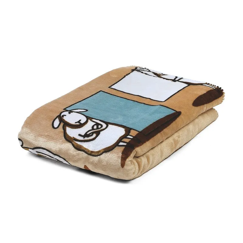 Monte Carlo Whimsical Sheep Blanket - 550 GSM media 6