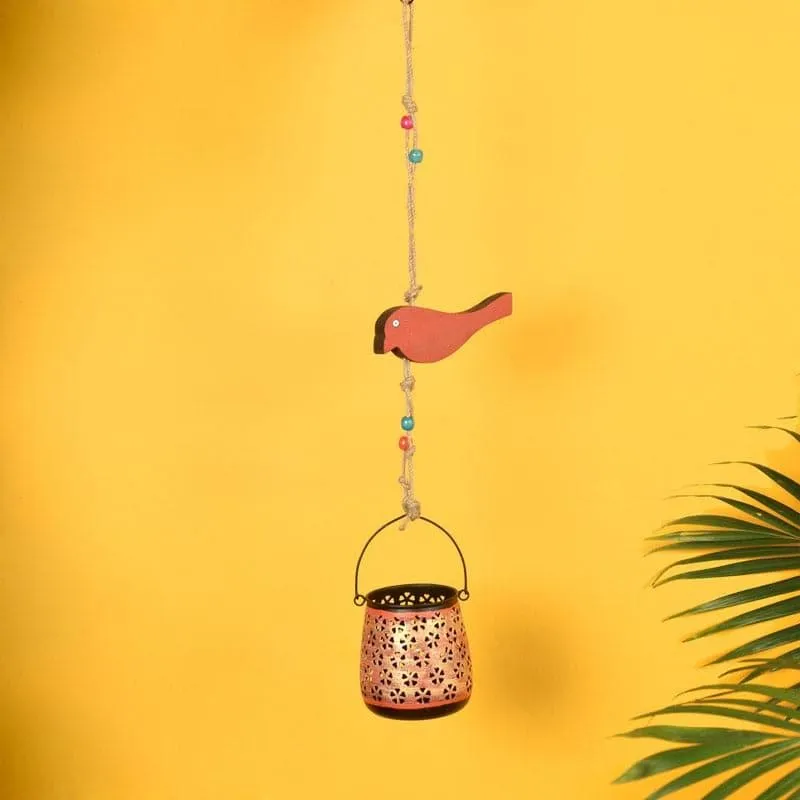Chidiya Love Bird Feeder - Red media 1