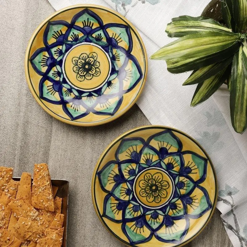 Mindful Mandala Quarter Plate - Set Of Two media 1