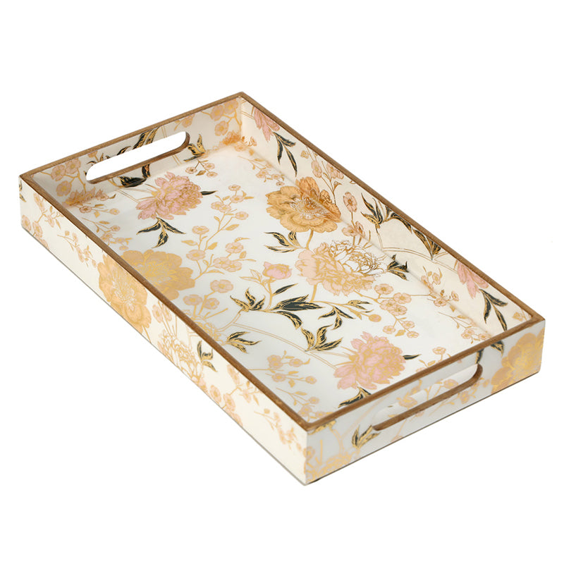 Amber Fleur Enamel Coated Serving Tray - Set Of Three media 6