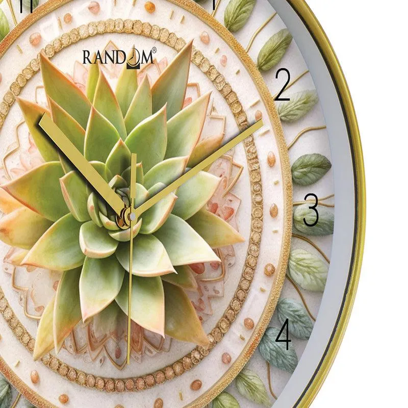 Fern Flow Analog Wall Clock media 5