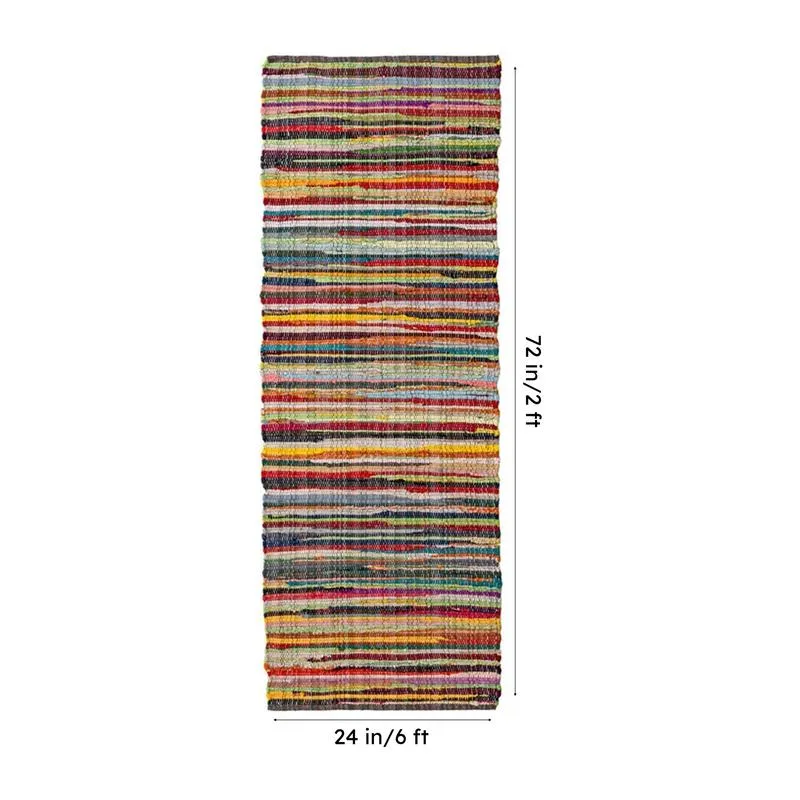 Myrrin Cotton Runner Rug - Multicolor media 9