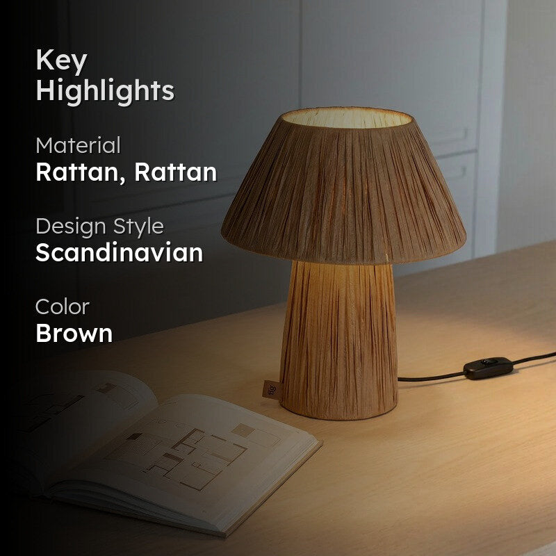 Fig Living Petite Table Lamp - Brown media 2