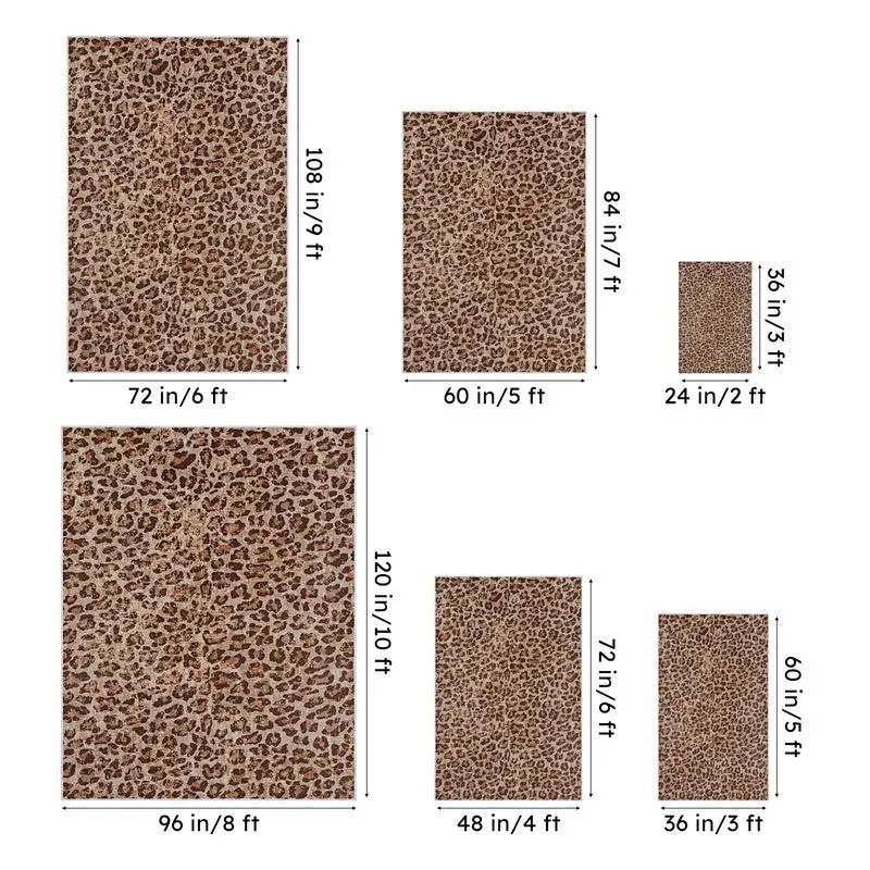 Leoperd Loom Carpet - Dark Brown media 13