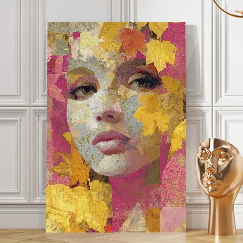 Textured Elegance Portrait Canvas Wall Art media 8