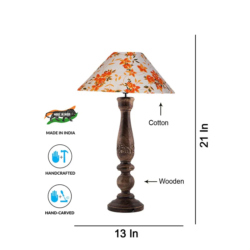 Nihara Ibis Flora Fabric Table Lamp - Multicolor media 4
