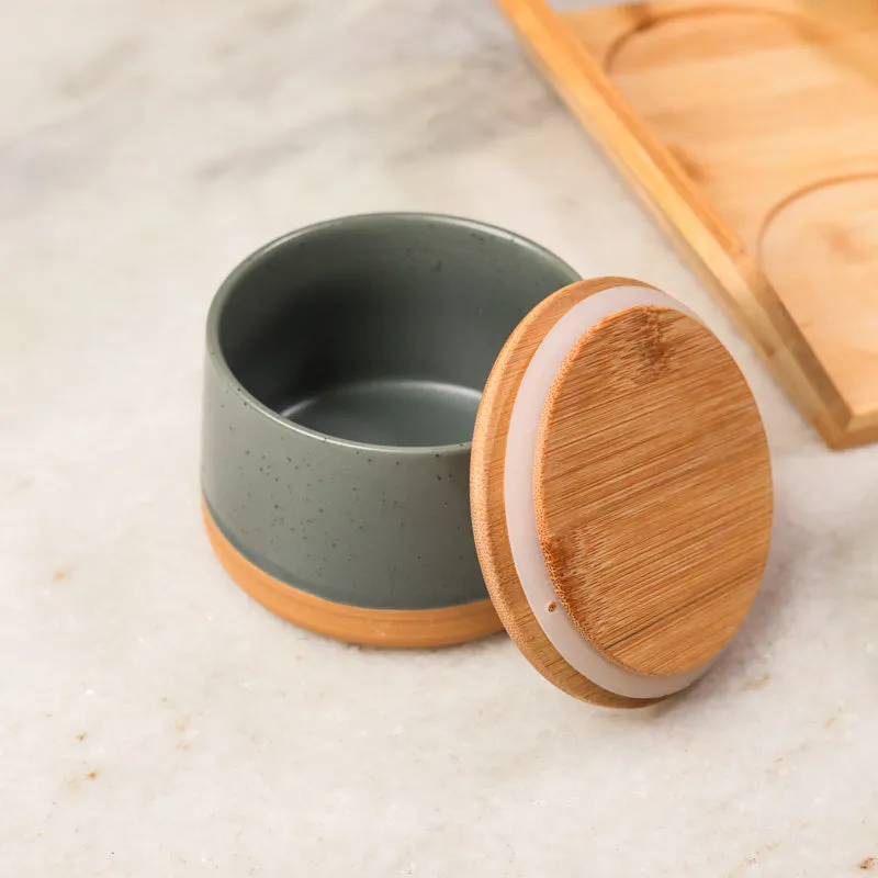 Forest Hue Dry Fruit Container - Five Piece Set media 5