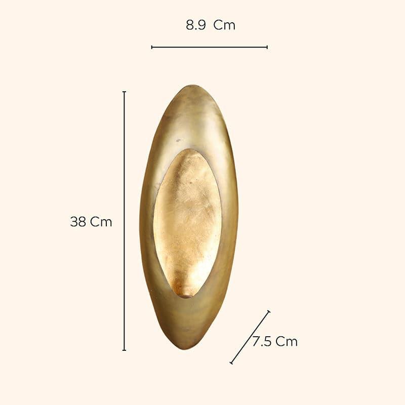 Mitha Wall Candle Holder - Gold media 4