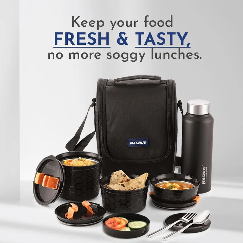 Movix Dash Lunch Box with Lunch Bag - Five Piece Set media 8