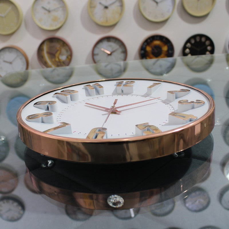 Luxe Sweep Plastic Wall Clock media 6
