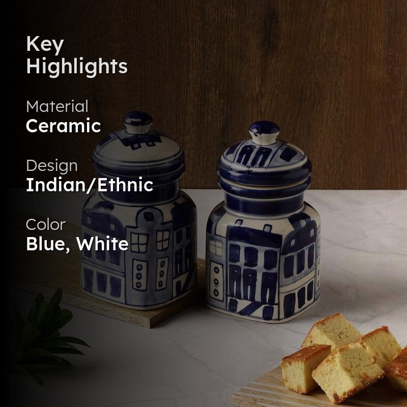 City Heights Storage Jar (450 mL Each) - Set of Two media 2