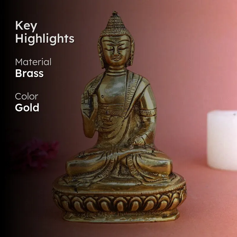 Buddha Brass Idol media 2