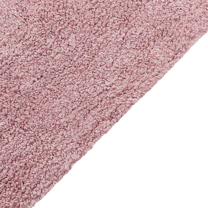 Serene Soft Tufted Cotton Area Rug - Mauve media 6