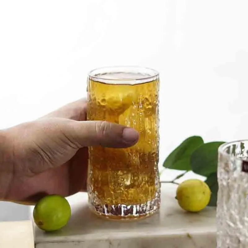 Hailey Hammered Drinking Glass (300 ml and 500 ml) - Set Of Four media 5