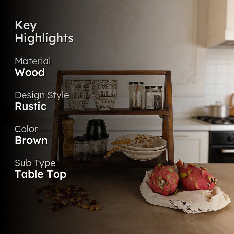 Rajhans Wooden Shelf Ladder media 2