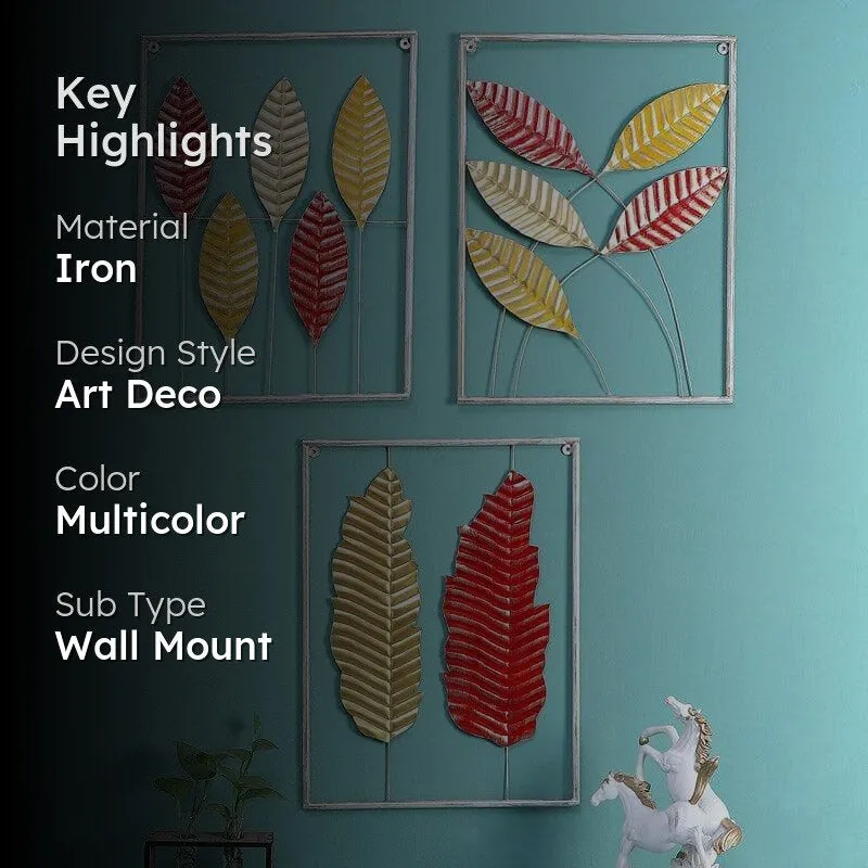 Foliage Fora Iron Wall Accent - Set Of Three media 2