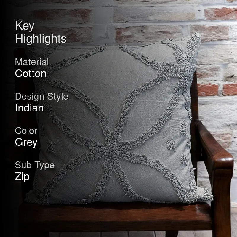 Kata Tufted Cover - Light Grey media 2