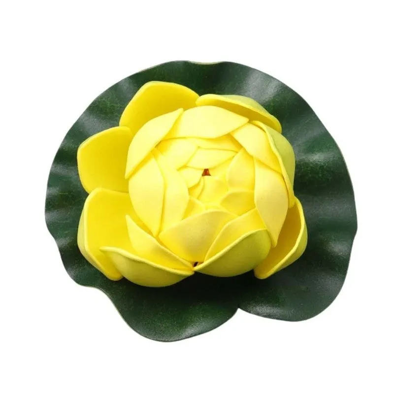 Timeless Floating Artificial Lotus - Yellow media 5