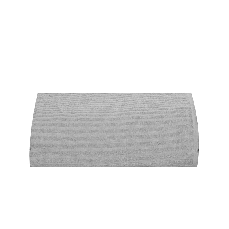Micro Cotton LuxeDry Striped Bath Towel - White media 5