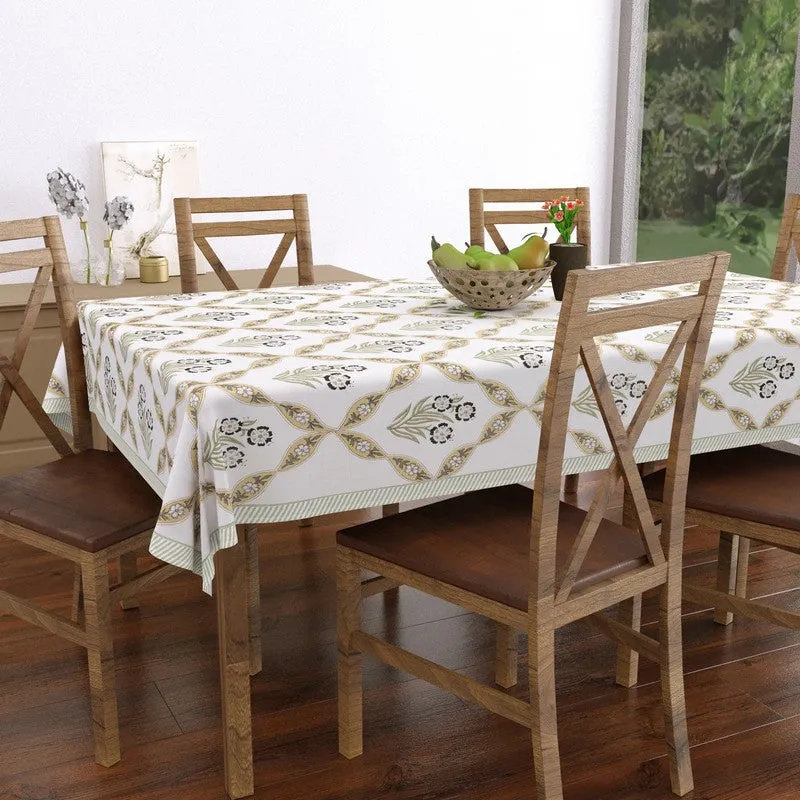 Eleganza Cotton Table Cover - Yellow,Green media 4