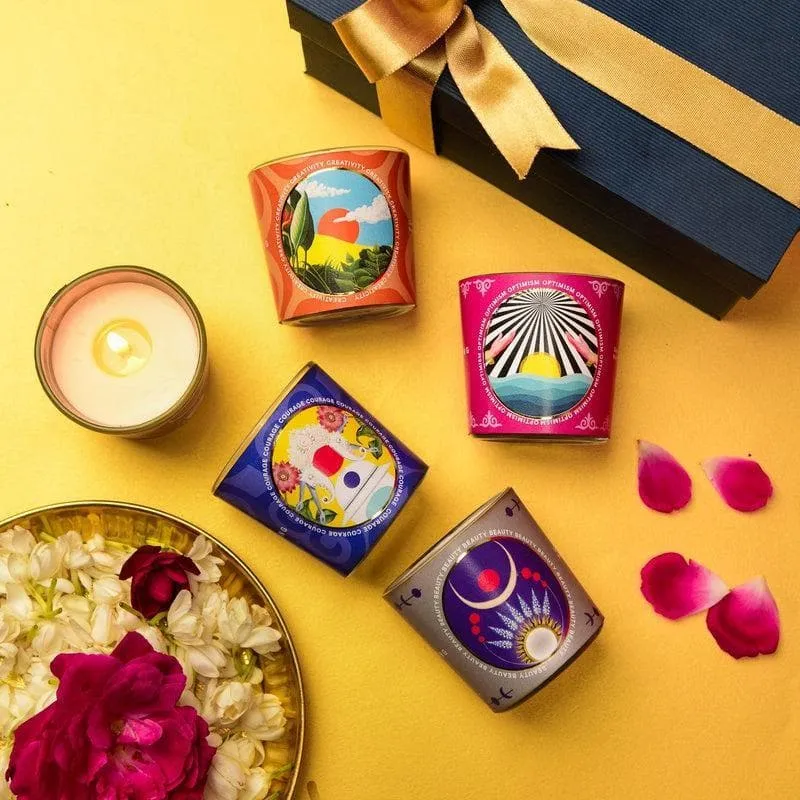 The Fortune Box - 4 Scented Votive Candles media 1