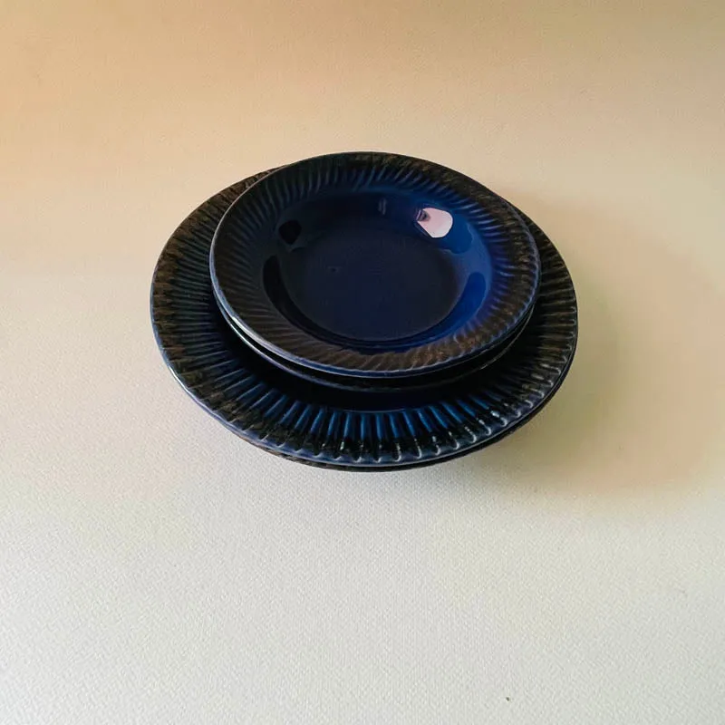 Magra Pasta Plate (Blue) - Set Of Four media 6