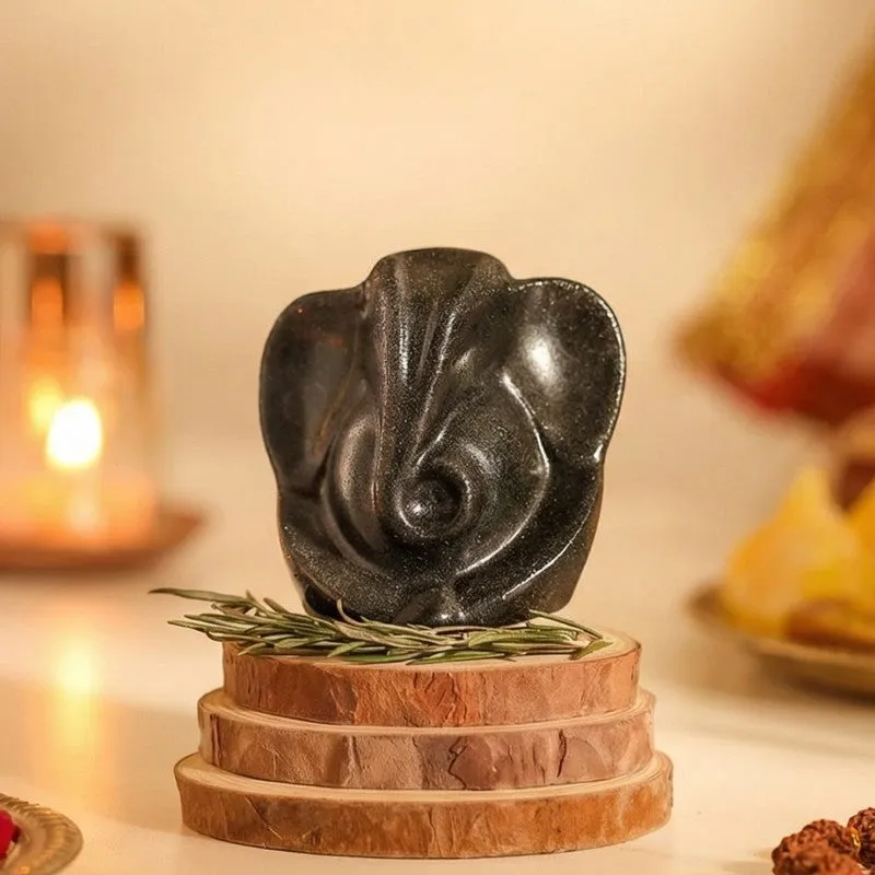 Vakratunda Stone Divine Idol media 3
