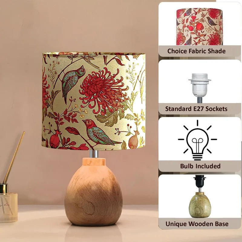 FeatherVista Wooden Table Lamp media 5