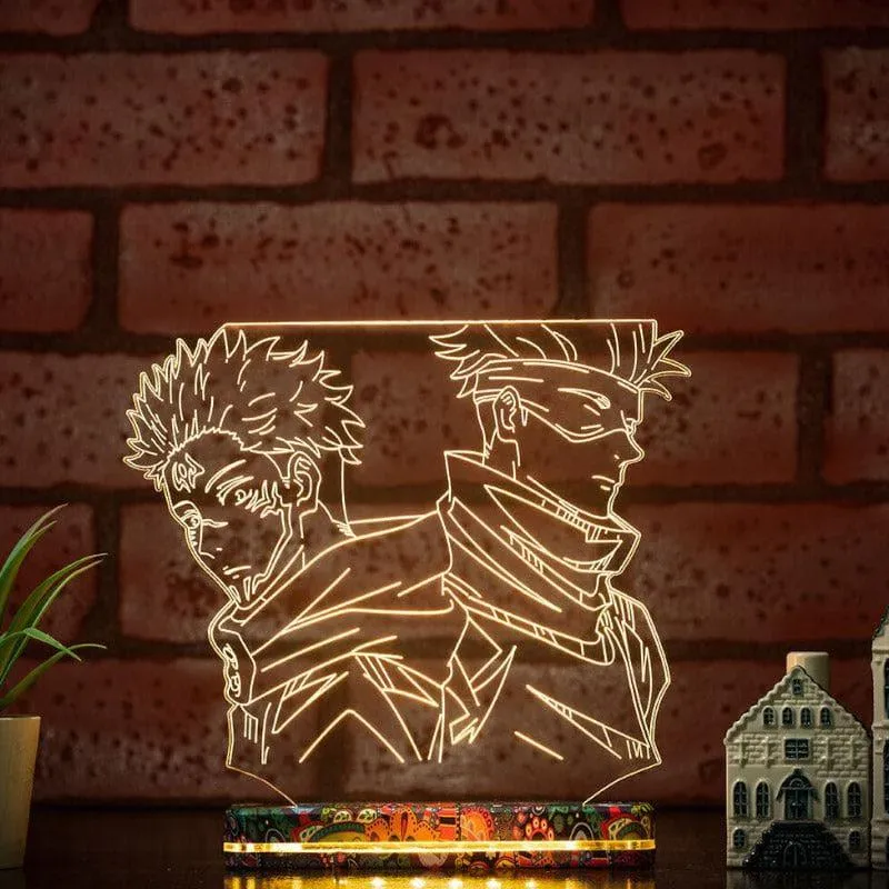 Anime Fam LED Acrylic Table Lamp - Transparent media 1
