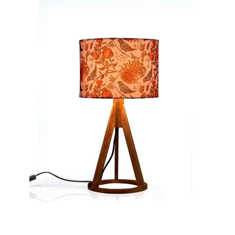 Wilding Wooden Table Lamp - Multicolor media 5