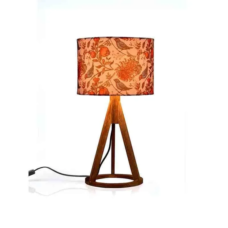Wilding Wooden Table Lamp - Multicolor media 5
