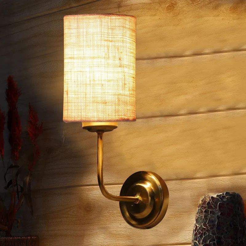 Lumoire Metal Wall Lamp - Gold,White media 4