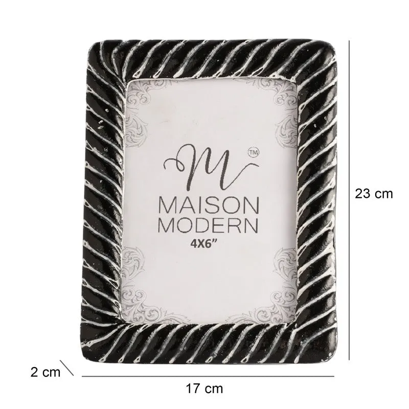 Casa Aluminium & Glass Photo Frame - Black media 6