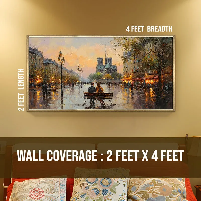 Rainbound Canvas Wall Painting With Frame media 8
