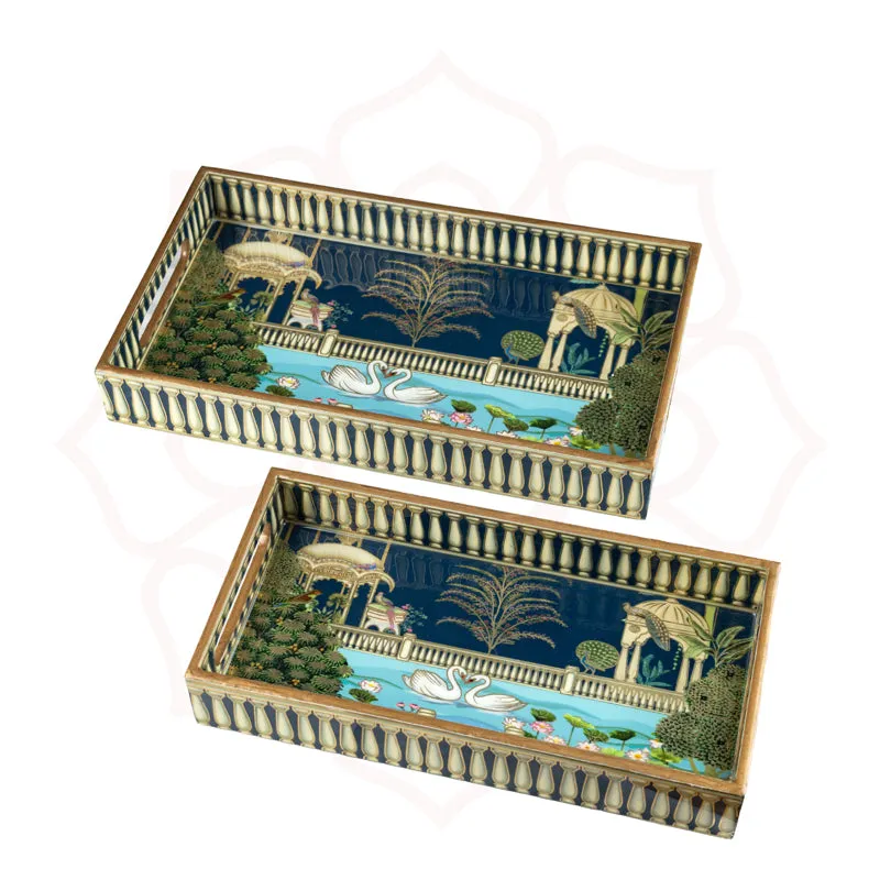 Rajhans Serving Tray - Set Of Two media 4