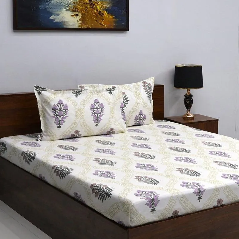 Bina Ethnic Microfiber Bedsheet - 120 GSM media 3