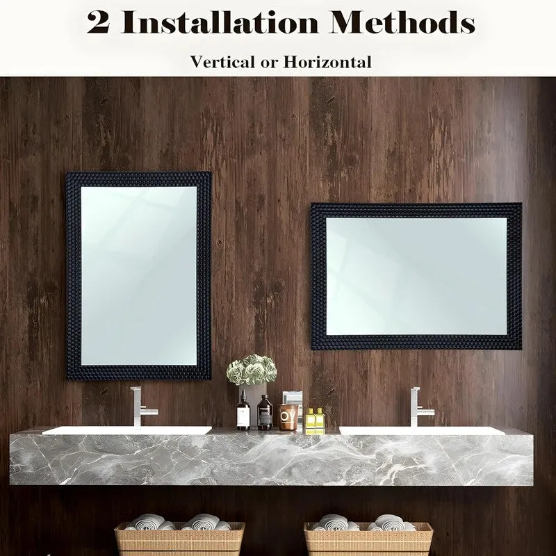 Sleekora Glass Mirror With MDF Frame media 6