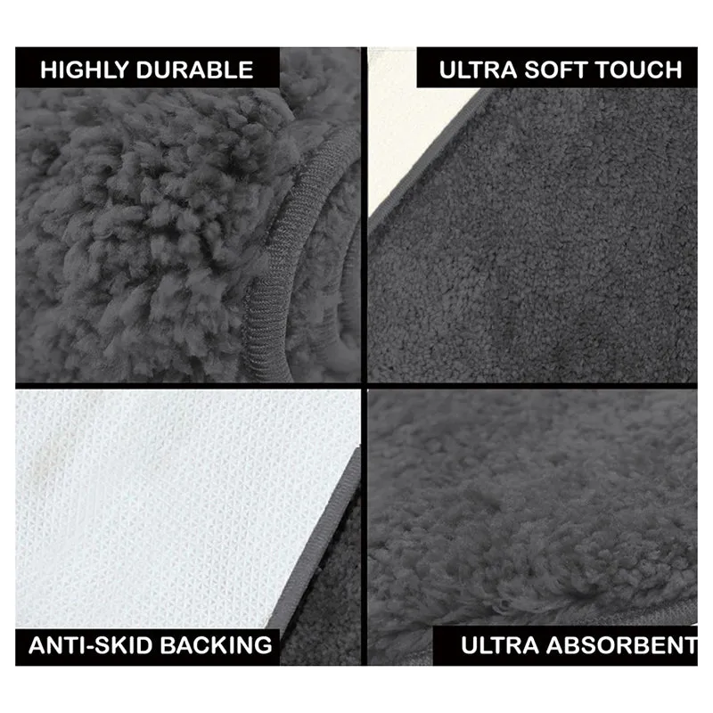 Nuo Luxe Micro Fiber Area Rug - Grey media 6