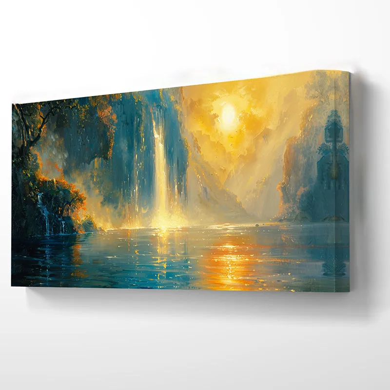 Azure Valinor Canvas Wall Painting media 6