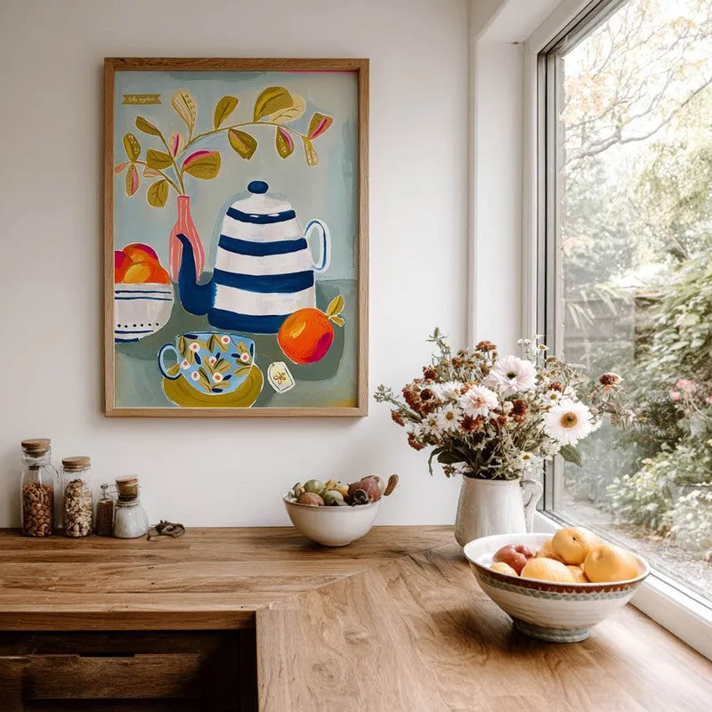 Kettle Couture Archival Canvas Wall Art - Brown media 7