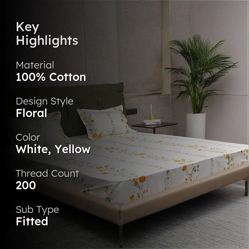 Urban Space Vireya Cotton Bedsheet - 200 TC media 2