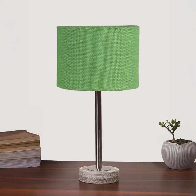 Sienna I Rodin Wooden Table Lamp - Green,Silver,White media 3