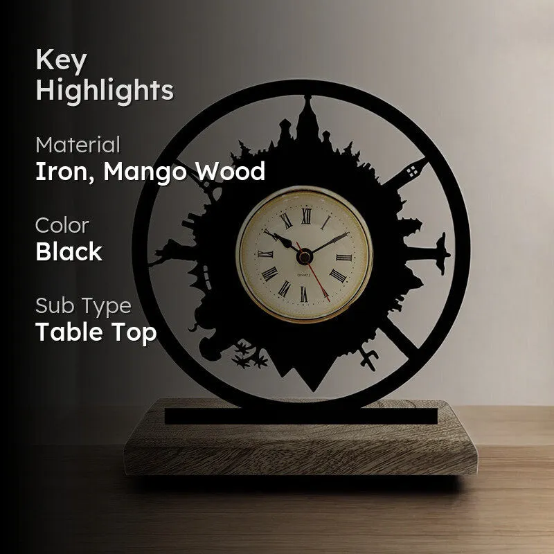 Shade City Analog Table Clock media 2