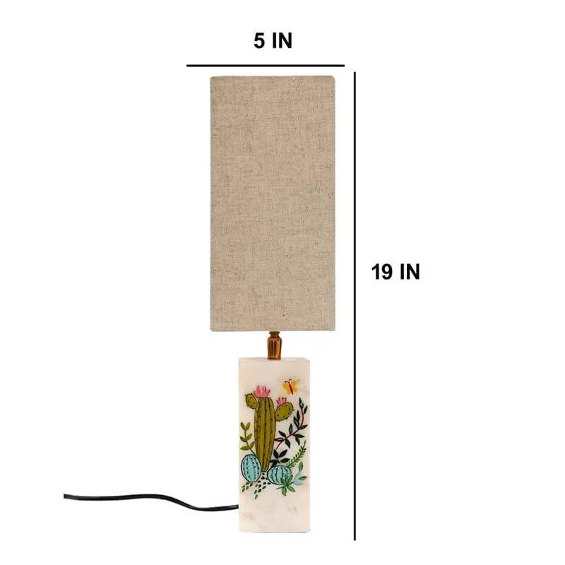 Glimmer Glam Cactus Fabric Table Lamp - Multicolor media 5
