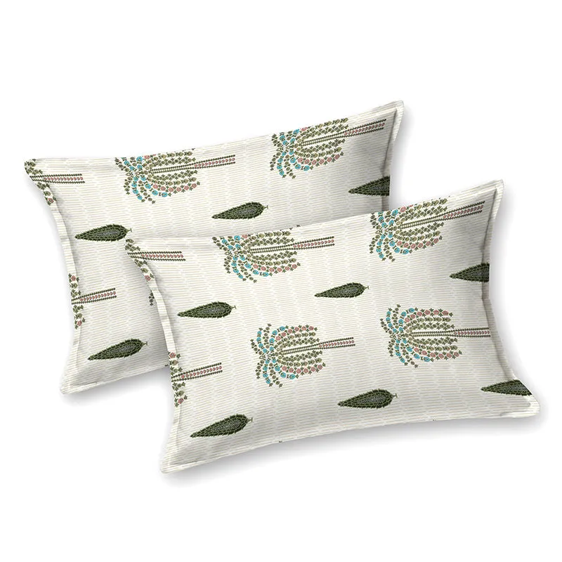 Palm Dreams Ethnic Cotton Bedsheet - 180 TC media 3