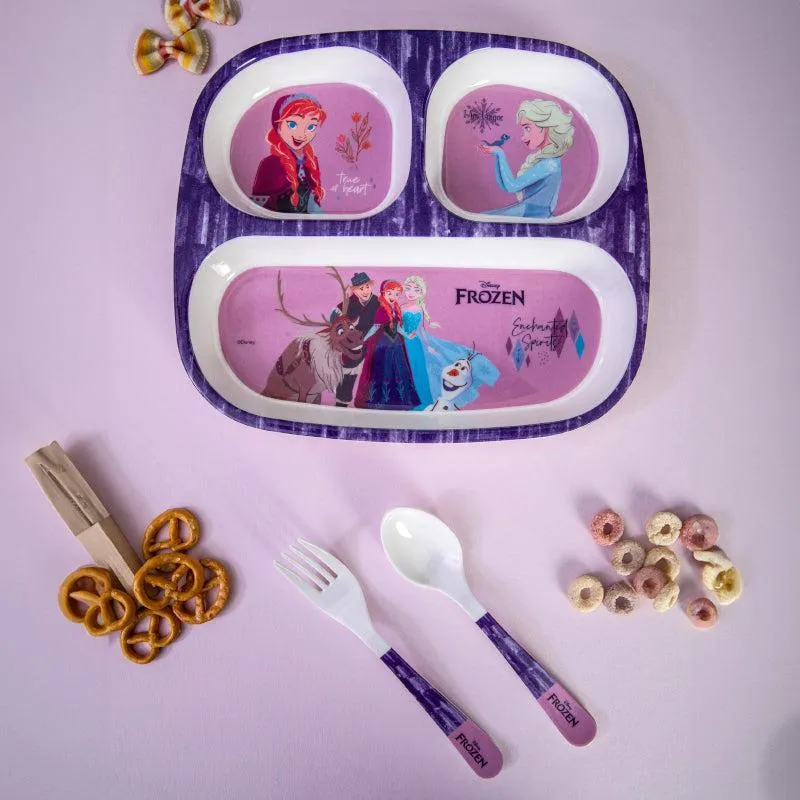 Servewell Frozen Friends Kids Dining Set - Five Piece Set media 1