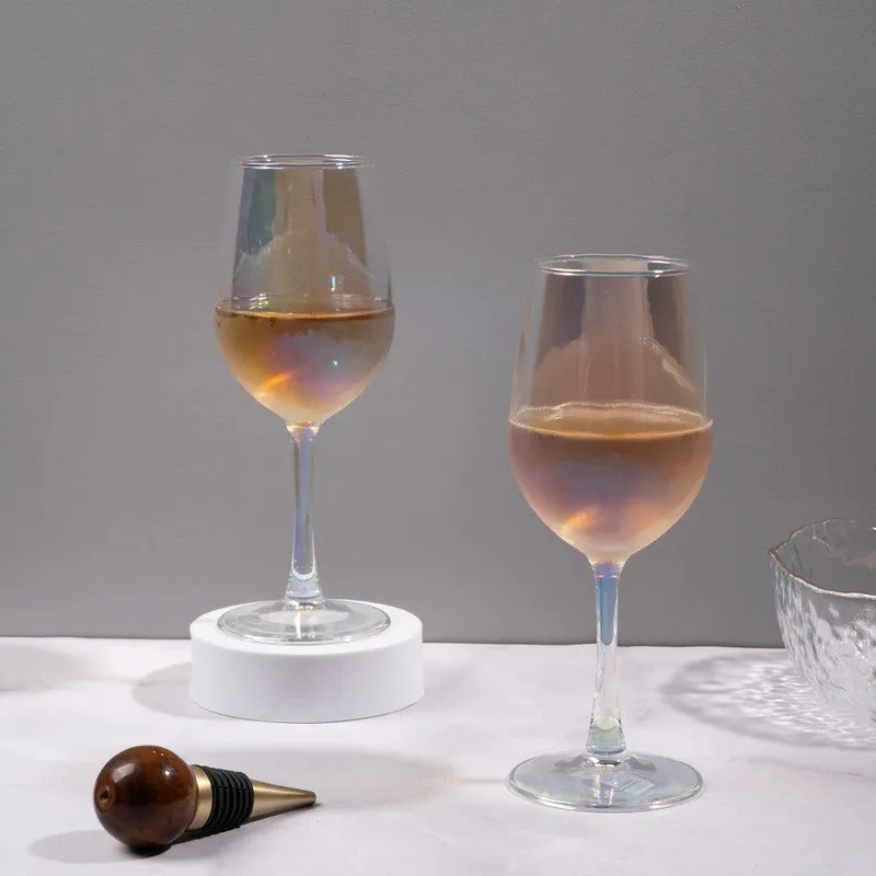 Nero Glass Wine & Champagne Glasses (310 mL Each) - Set Of Six media 5